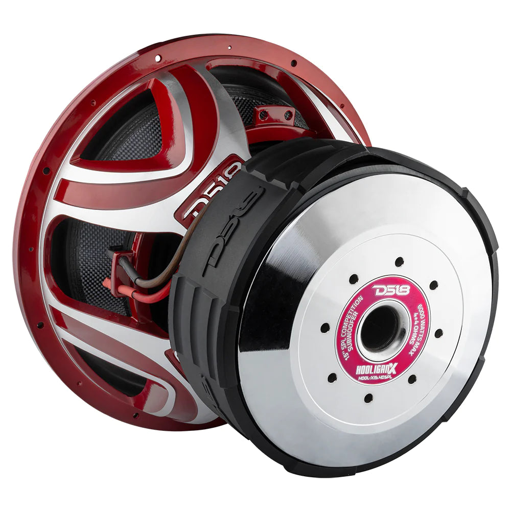 DS18 HOOL-X15.4DSPL HOOLIGAN 15" SPL Car Subwoofer 4000 Watts RMS 4" 4-Ohm DVC