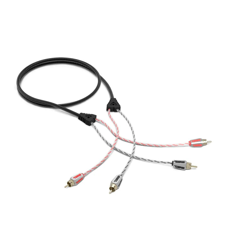 DS18 HQRCA-3FT Dual Twist RCA Cable - 3 Ft Long