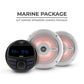 DS18 HYDRO MRX16SL/WH Includes MRX1 Marine Head Unit and NXL-6SL/WH Marine Speakers- White