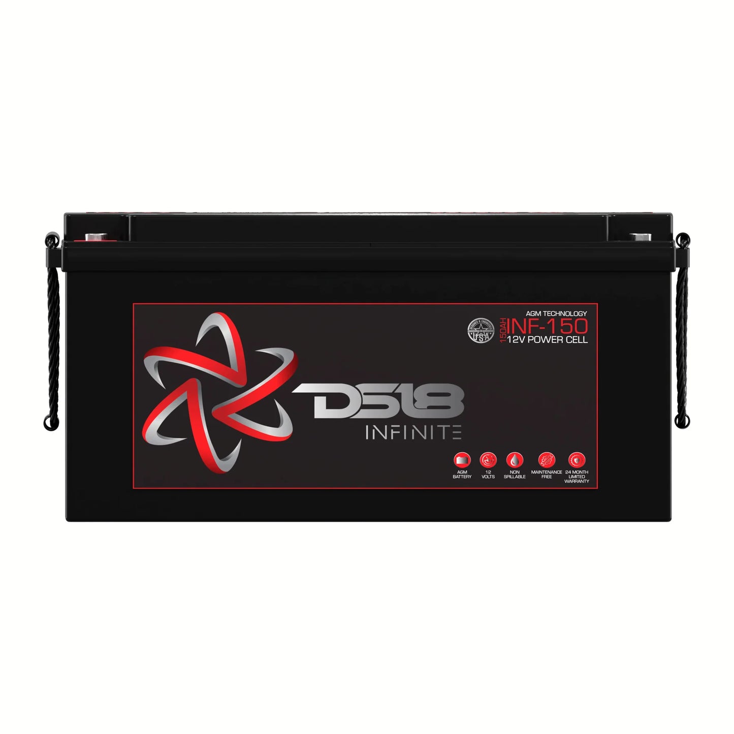 DS18 INF-150 INFINITE 150 AH 4000 Watts AGM Power Cell 12 Volt Battery
