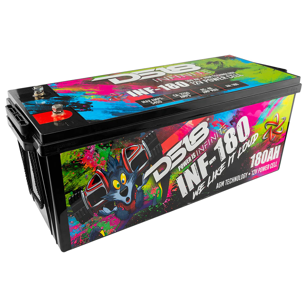 DS18 INF-180AH INFINITE 180 AH 5000 Watts AGM Power Cell 12 Volt Battery