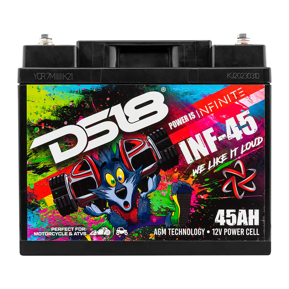 DS18 INF-45AH INFINITE 45 AH 1500 Watts AGM Power Cell 12 Volt Battery