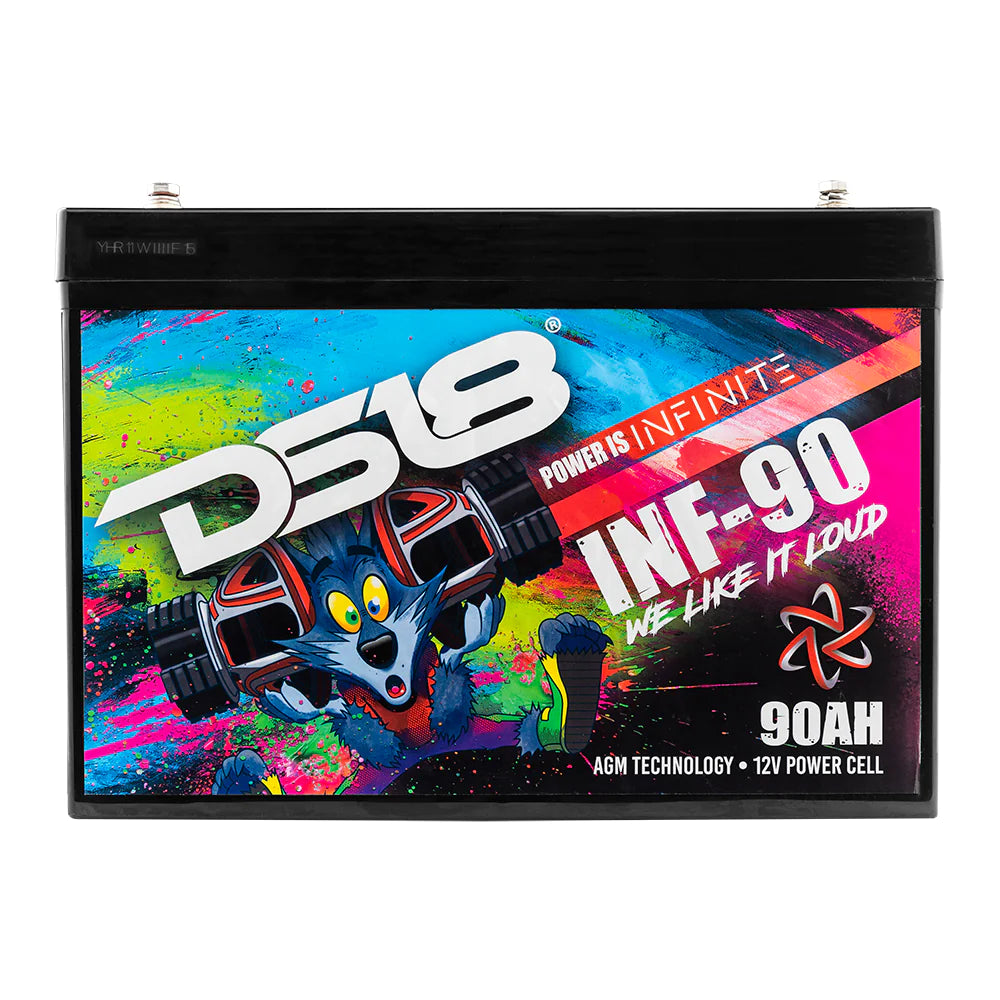 DS18 INF-90AH INFINITE 90 AH 2500 Watts AGM Power Cell 12 Volt Battery