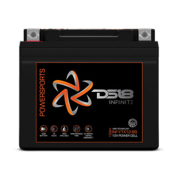 DS18 INF-YTX12-BS INFINITE 12 AH 450 Watts AGM Power Cell 12 Volt Battery For Power Sports