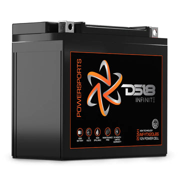 DS18 INF-YTX20L-BS INFINITE 20 AH 800 Watts AGM Power Cell 12 Volt Battery For Power Sports