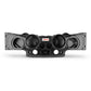 DS18 JK-SBAR/BK Overhead Sound Bar System for JK/JKU Jeeps (4x 8" Speakers 4x3.72" Tweeters 2x1" Drivers) - Black