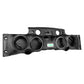 DS18 JK-SBAR/BK Overhead Sound Bar System for JK/JKU Jeeps (4x 8" Speakers 4x3.72" Tweeters 2x1" Drivers) - Black