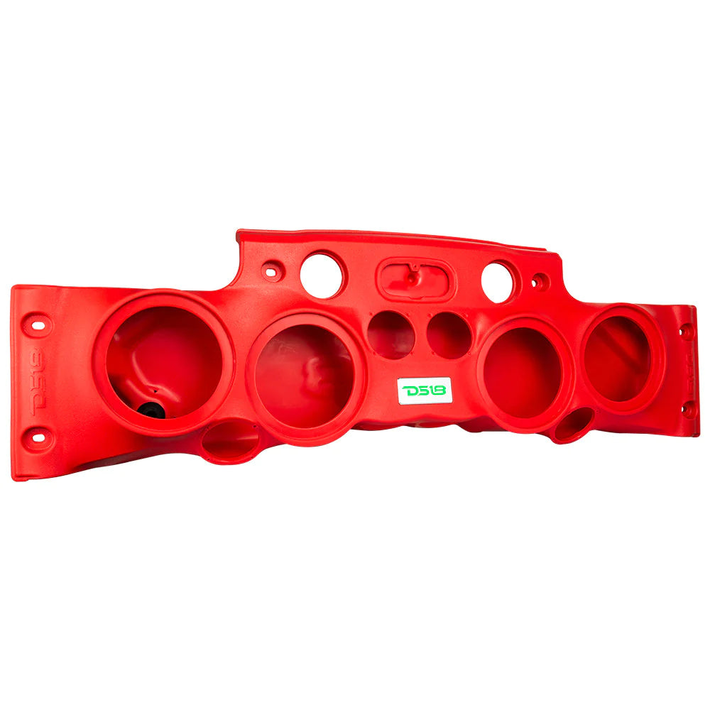 DS18 JK-SBAR/RD Exclusive Overhead Bar System for JK/JKU  Jeeps (4x 8" Speakers 4x3.72" Tweeters 2x1" Drivers) Red