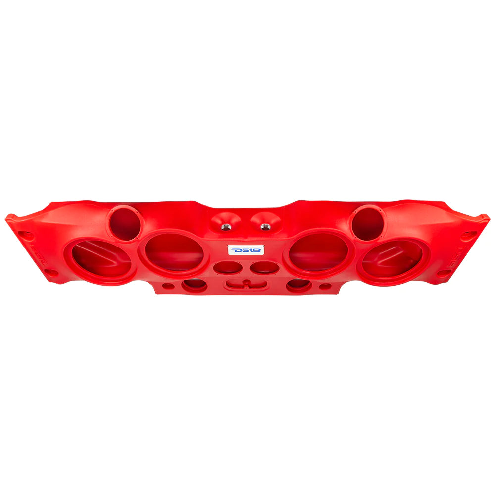 DS18 JK-SBAR/RD Exclusive Overhead Bar System for JK/JKU  Jeeps (4x 8" Speakers 4x3.72" Tweeters 2x1" Drivers) Red