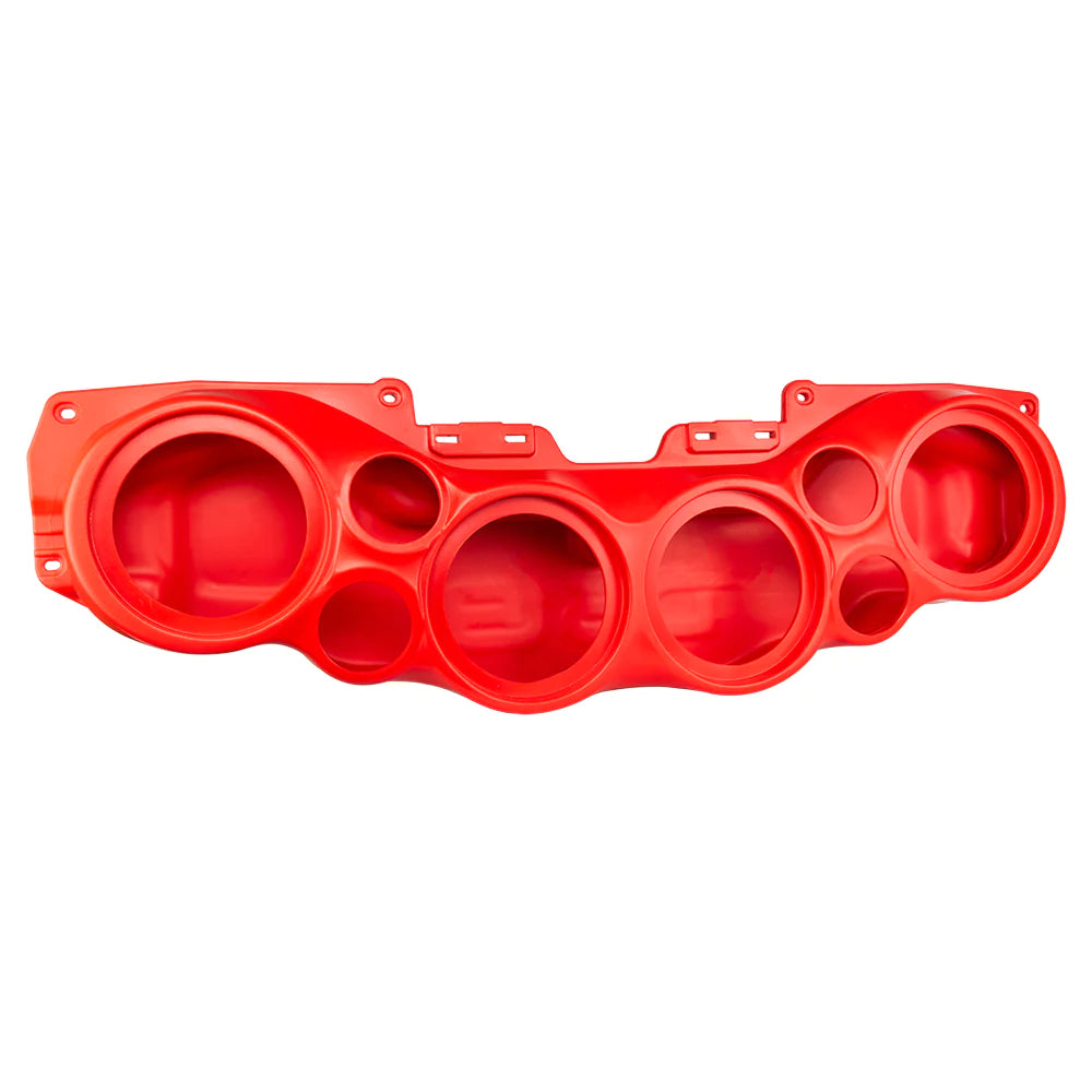 DS18 JL-SBAR/RD Overhead Sound Bar System for JL/JLU,JT Gladiator Jeeps (4X8" Speakers 4X3.72"  Tweeters) - Red