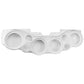 DS18 JL-SBAR/WH Overhead Sound Bar System JL/JLU,JT Gladiator Jeeps (4X8" Speakers 4X3.72" Tweeters) - White