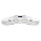 DS18 JL-SBAR/WH Overhead Sound Bar System JL/JLU,JT Gladiator Jeeps (4X8" Speakers 4X3.72" Tweeters) - White