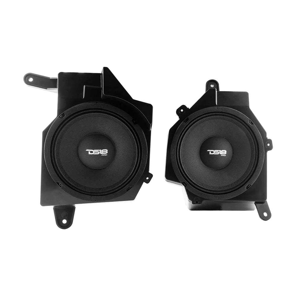 DS18 JP6 Plug and Play Dash Speakers Enclosure Pods Including 6.5" Neodymium Speakers Left and Right 300 Watts for JL/JLU,JT Gladiator Jeeps