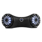 DS18 HYDRO JSD8/BK Marine Water Resistant Jet ski Rear Sound Bar Speaker System 2 x 8" Speakers Included with Integrated RGB LED Lights 750 Watts - Black