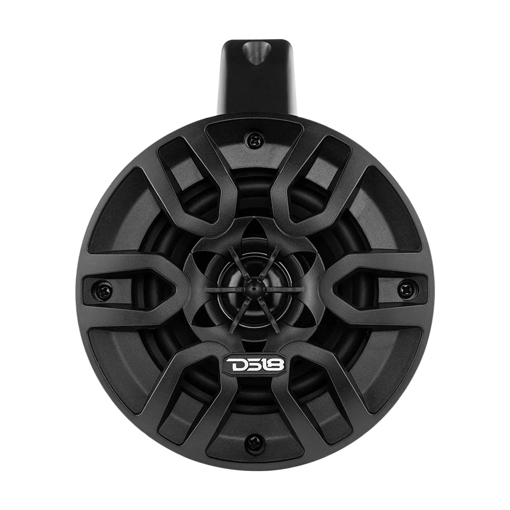DS18 MP4TPBT HYDRO 4" Amplified With BT Marine/Wakeboard Tower Speakers 120 Watts Black
