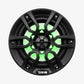 DS18 HYDRO NXL-6/BK  6.5" 2-Way Marine Speakers with Integrated RGB LED Lights 300 Watts (Matte Black) (Pair)