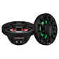 NXL 6.5" 2-Way Coaxial Marine Speaker With Digital Led Lights And Bullet Tweeter 150 Watts 4-Ohm