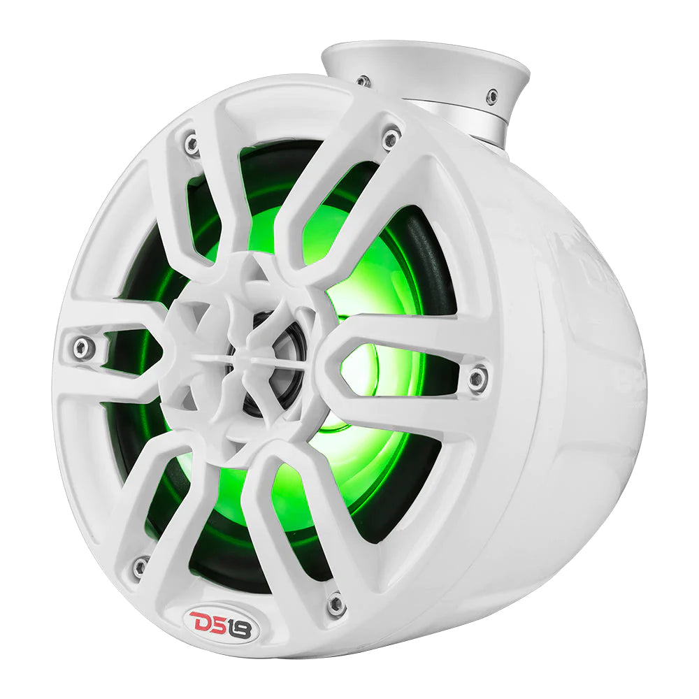 DS18 Hydro NXL-PS6 and CF-PS6 6.5" Pod 300w Speaker with Integrated RGB LED Lights (Pair)