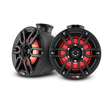 DS18 Hydro NXL-PS6 and CF-PS6 6.5" Pod 300w Speaker with Integrated RGB LED Lights (Pair)