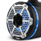DS18 HYDRO NXL-X6TPNEO/BK 6.5" Marine Water Resistant Wakeboard Tower Neodymium Speaker with Built-in passive Radiator Bass Enhancer, 1" Driver and RGB LED Light 450 Watts - Black
