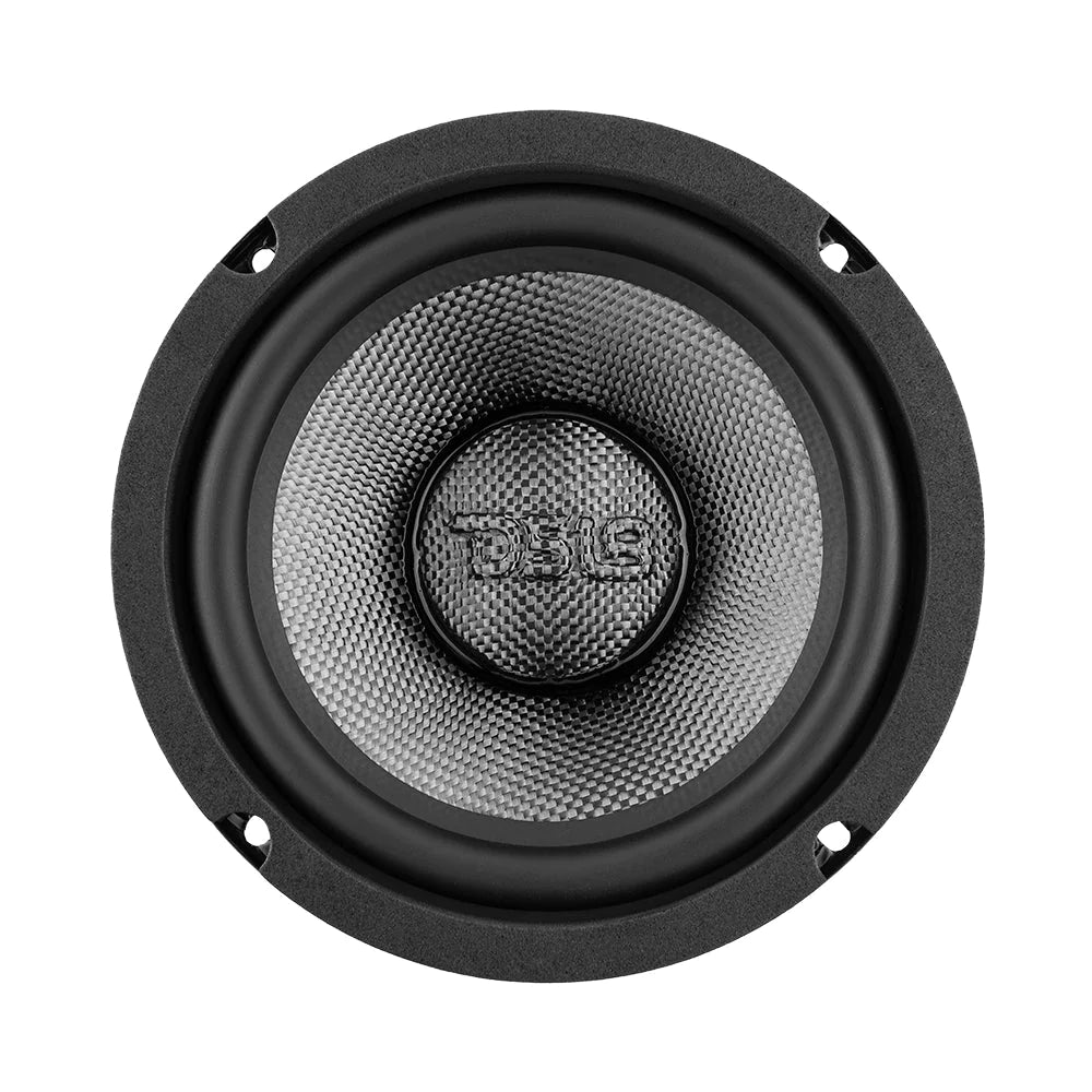 DS18 PRO-CF6.4NR  6.5" Mid-Bass Loudspeaker with Water Resistant Carbon Fiber Cone And  Neodymium Rings Magnet 500 Watts 4-Ohm
