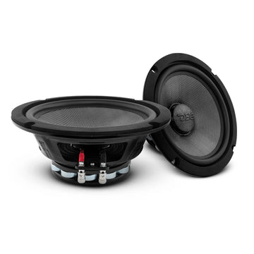 DS18 PRO-CF8.2NR 8" Mid-Bass Loudspeaker with Water Resistant Carbon Fiber Cone and Neodymium Rings Magnet 600 Watts 2-Ohm