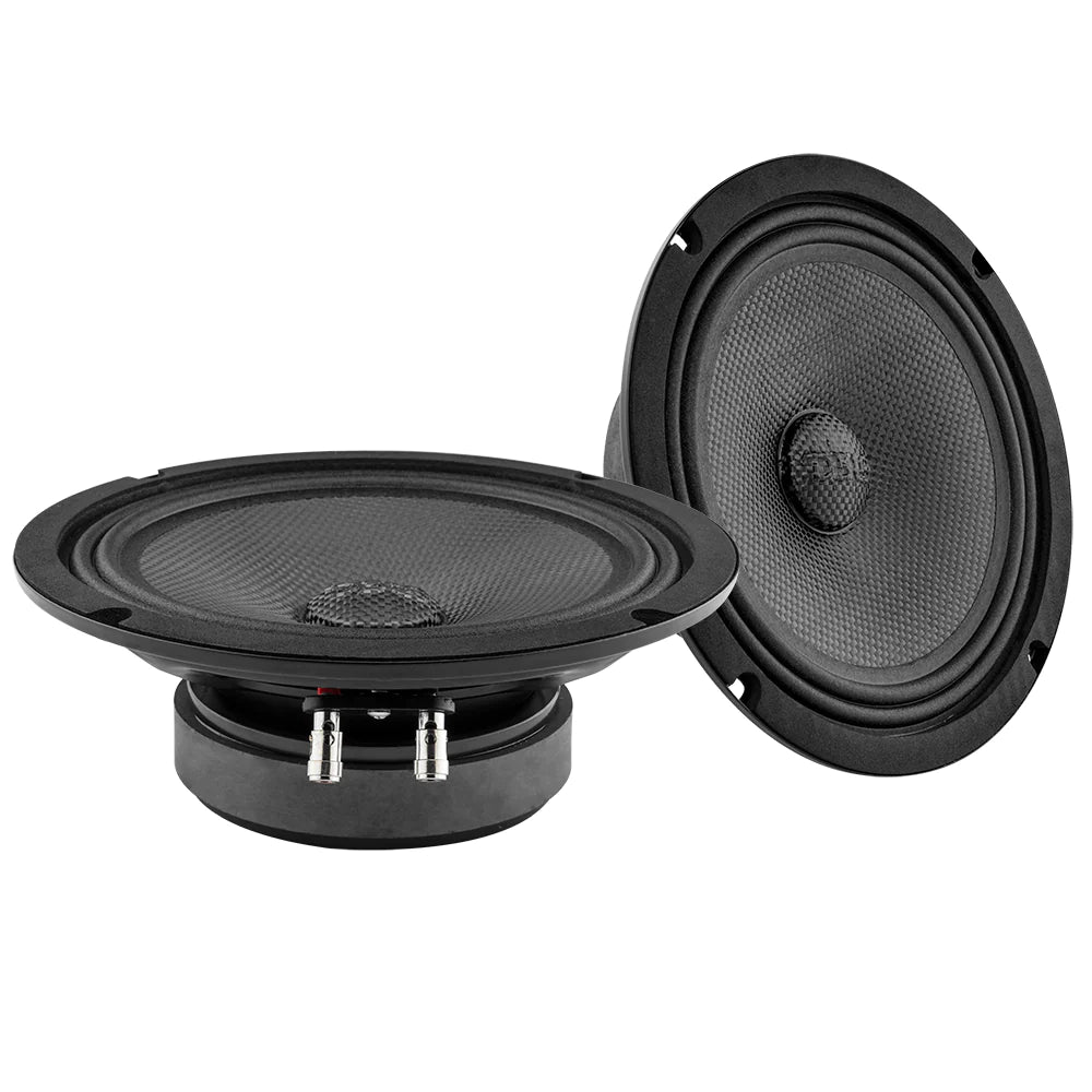 DS18 PRO-CF8.4SL PRO 8" Slim Carbon Fiber Water resistant Cone Mid-Bass Loudspeaker 550 Watts Max 4-Ohm