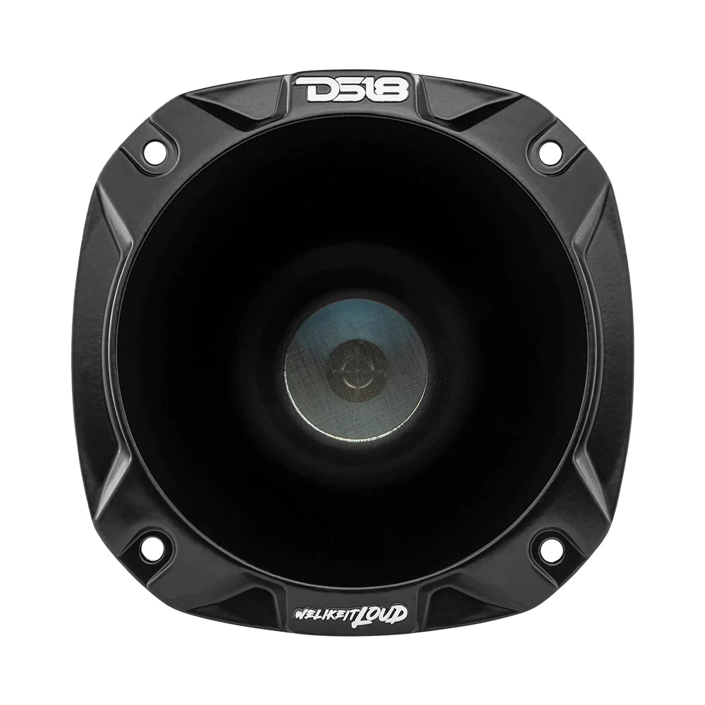 DS18 PRO-DKH1 2" Bolt On Throat Compression Driver 2" Throat Titanium VC and PRO-HA102/BK Horn 640 Watts 111dB 8 ohm Mounting Depth 7.18"