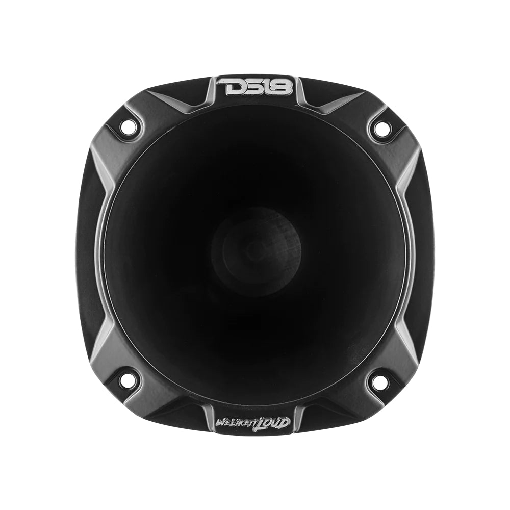 DS18 PRO-DKH1X 2"Bolt On Throat Compression Driver with Spacer, 2" Throat Titanium VC and PRO-HA102/BK Horn 640 Watts 115dB 8 ohm Mounting Depth 7.9"