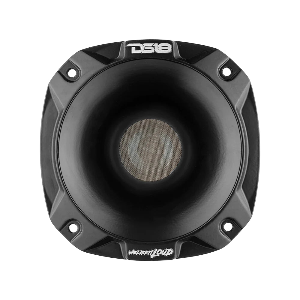 DS18 PRO-DKN1XSPH 2" Bolt On Throat Neodymium Driver with Spacer, 2" Throat Phenolic VC 640 Watts and PRO-HA52/BK Horn 680 Watts 117dB 8 Ohm Mounting Depth 5.22" Throat