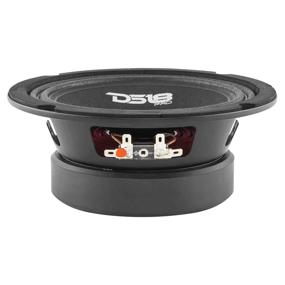 DS18 PRO-GM6.4PK Loudspeakers and Tweeters Package Including a Pair of PRO-GM6.4 + a Pair of PRO-TW1X/BK