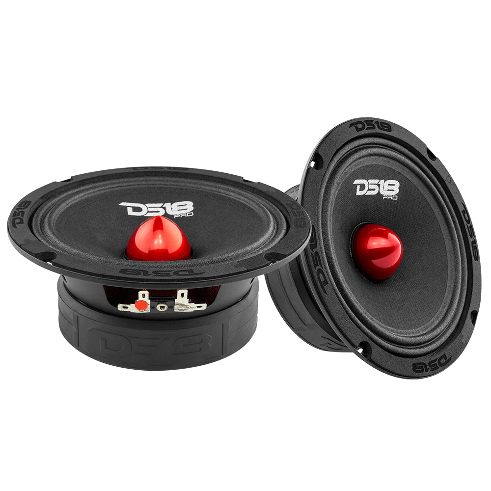 DS18 PRO-GM6.4B 6.5" Mid-Range Loudspeaker with Bullet 480 Watts 4-Ohm
