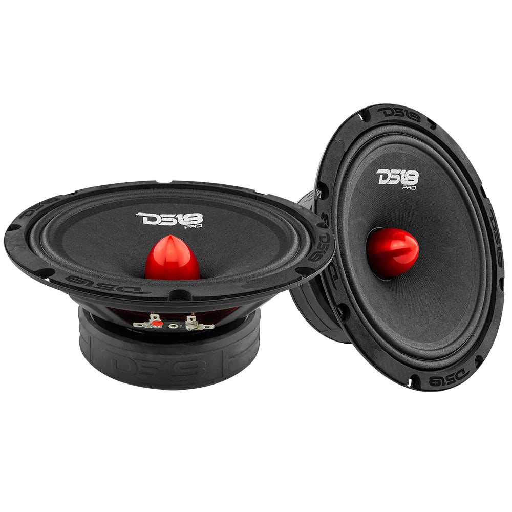 DS18 PRO-GM8.4B 8" Mid-Range Loudspeaker with Bullet 580 Watts 4-Ohm