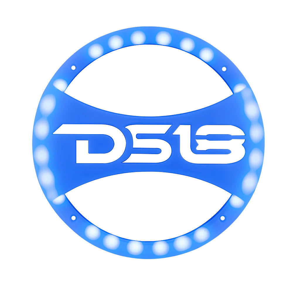 DS18 PRO-GRILLLGO - Universal Built-In RGB Light Speaker Grill Cover - New Edition
