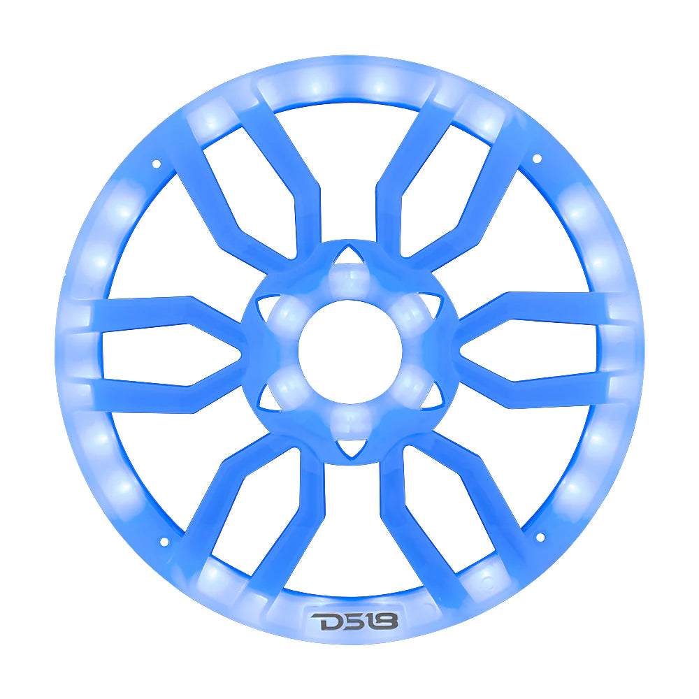 DS18 PRO-GRILL10RGB Universal 10" Speaker Grill Cover With RGB LED Lights