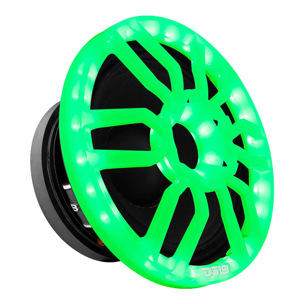 DS18 PRO-GRILL10RGB Universal 10" Speaker Grill Cover With RGB LED Lights