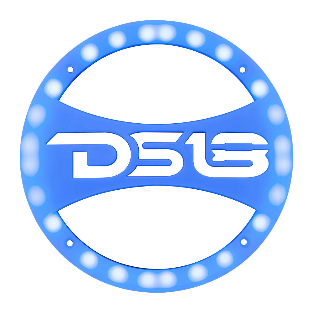 DS18 PRO-GRILL8LGO - Universal Built-In RGB Light Speaker Grill Cover - New Edition