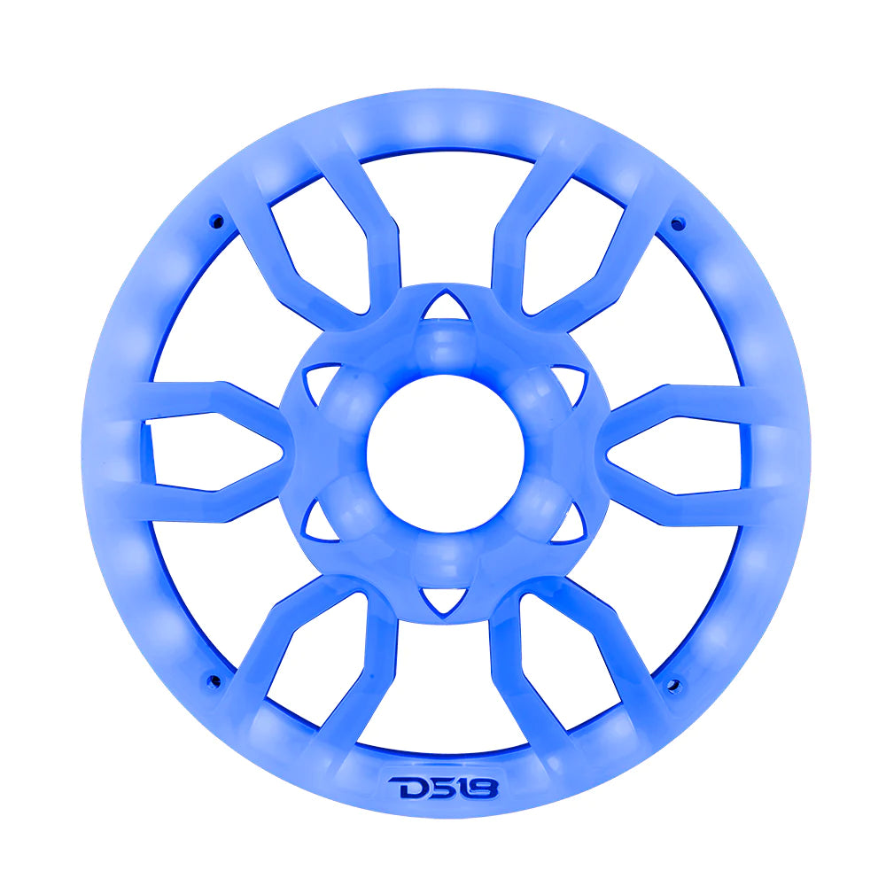 DS18 PRO-GRILL8RGB Universal 8" Speaker Grill Cover With RGB LED Lights