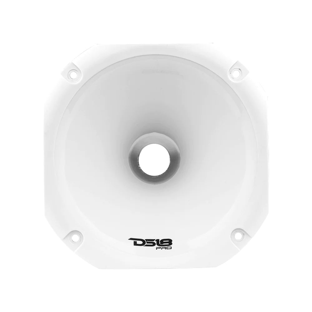 DS18 PRO-H110/WH Twist On 1.4" Plastic Horn (1" Throat Diameter)