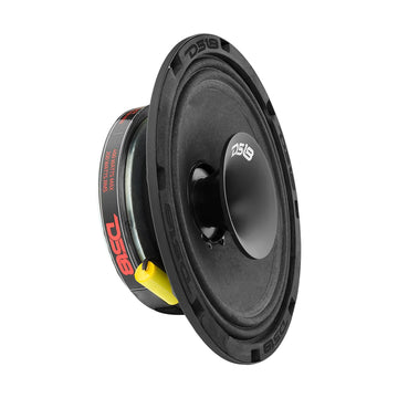 DS18 PRO-HY8.4MSL PRO 8" Shallow Hybrid Mid-Range Loudspeaker with Built-in Driver  400 Watts 4-Ohm - Grill Included