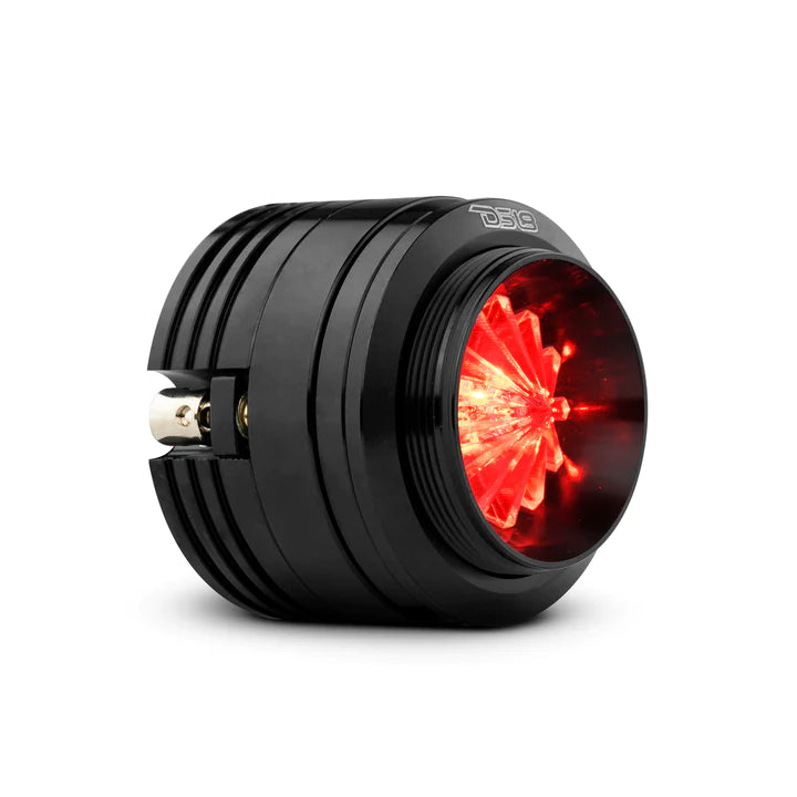 DS18 PRO-TW720L PRO 1.6" Shallow High Compression Neodymium Super Bullet Tweeter 280 Watts 1" Aluminum Voice Coil 4-Ohms WITH RGB LED Lights