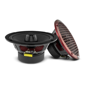 DS18 PRO-ZT8 8" Water Resistant Mid-Range Loudspeaker with Built-in Bullet Tweeter and Grill 500 Watts 4-Ohm
