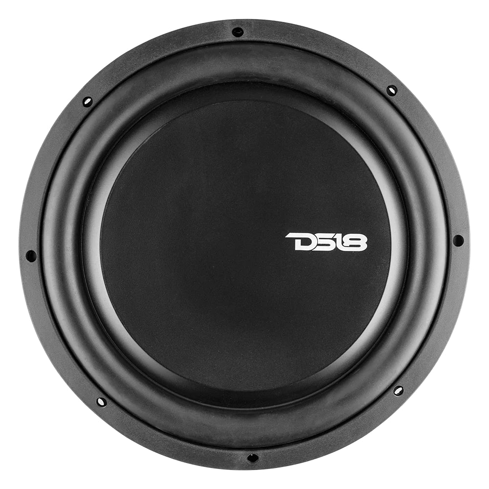 DS18 PSW12.4S 12" Water Resistant Shallow Subwoofer 1200 Watts 4 Ohm SVC