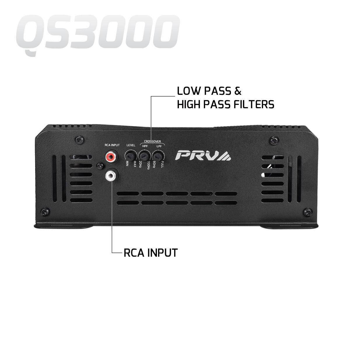 QS3000 2 Ohm 1 Channel Full Range Amplifier