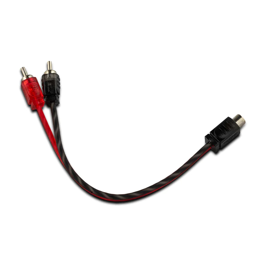 DS18 RCA-1F2M RCA Ultra Flex Y Connector 1 Female/2 Male