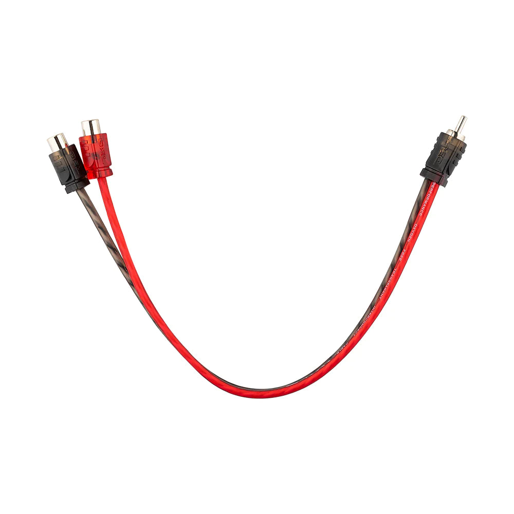 DS18 RCA-1M2F RCA Ultra Flex Y Connector 2 Female/1 Male