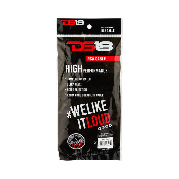 DS18 RCA-1M2F RCA Ultra Flex Y Connector 2 Female/1 Male