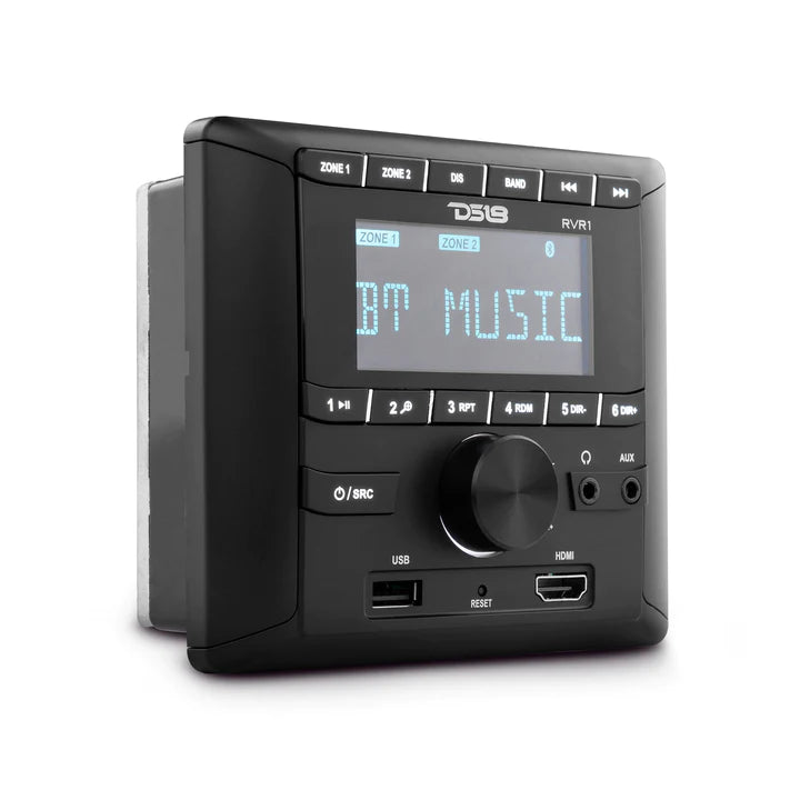 DS18 RV.R1 RV Head Unit LCD screen , 2 Zones, 4 volts Output, HDMI, Bluetooth, RDS 4X40 Watts