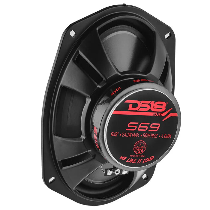 SELECT 6x9" 3-Way Coaxial Speaker 240 Watts 4-Ohm