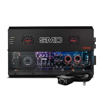 SMD 4-Channel Class AB Amplifier with VM-1 Voltmeter and Digital LED Lights 4 x 500W at 2-Ohm - Steve Meade Designs